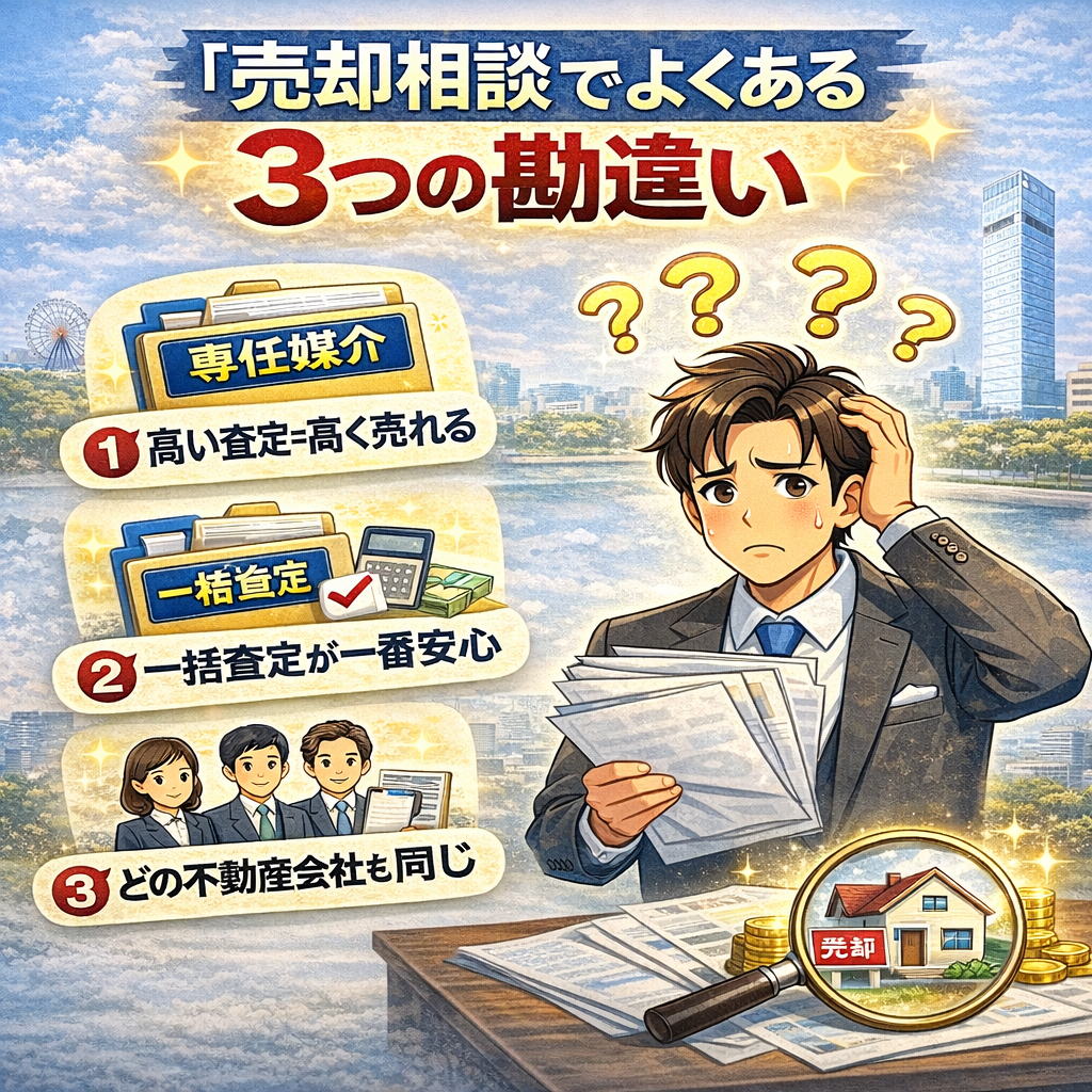 売却相談での勘違いを解消し、最適な売却を実現しましょう！
