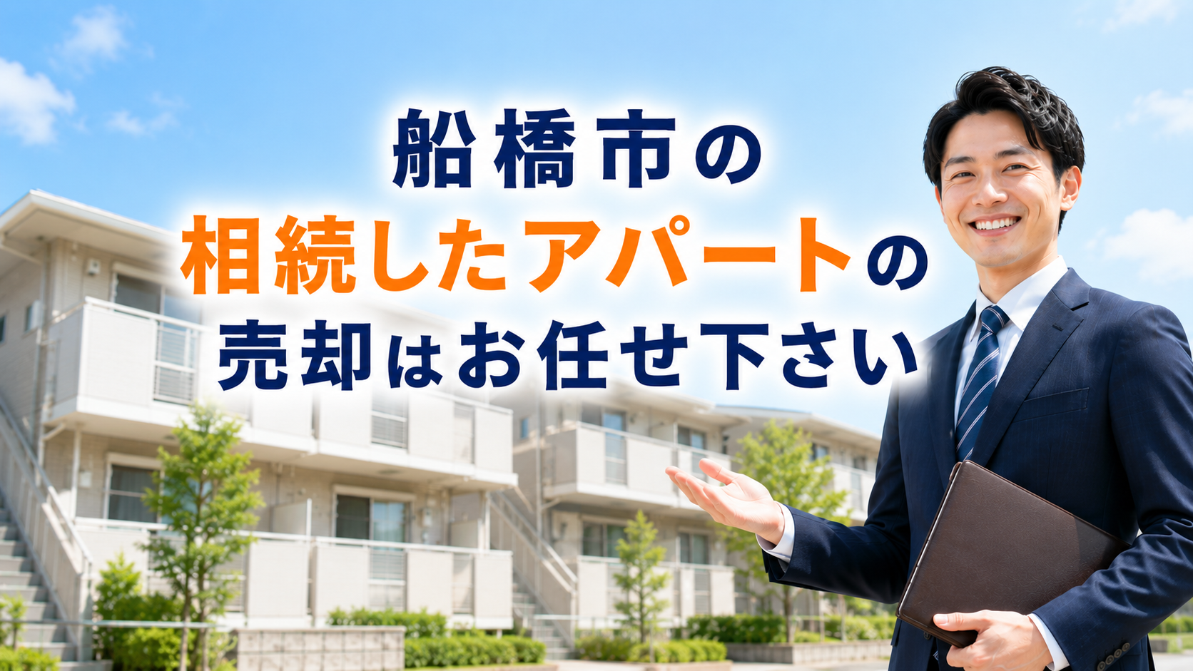 船橋市の相続したアパート売却｜仲介・買取AUCの選べる売却方法｜築古や空室でもご相談ください