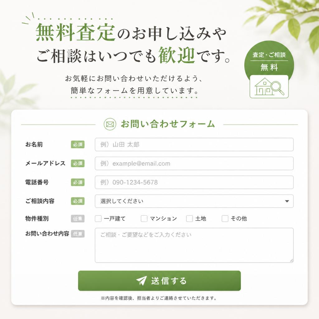 今すぐお問い合わせを！