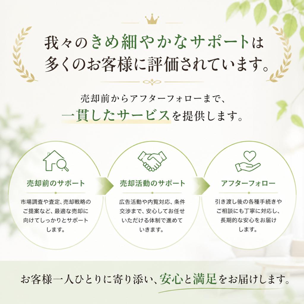 お客様満足度No.1の理由