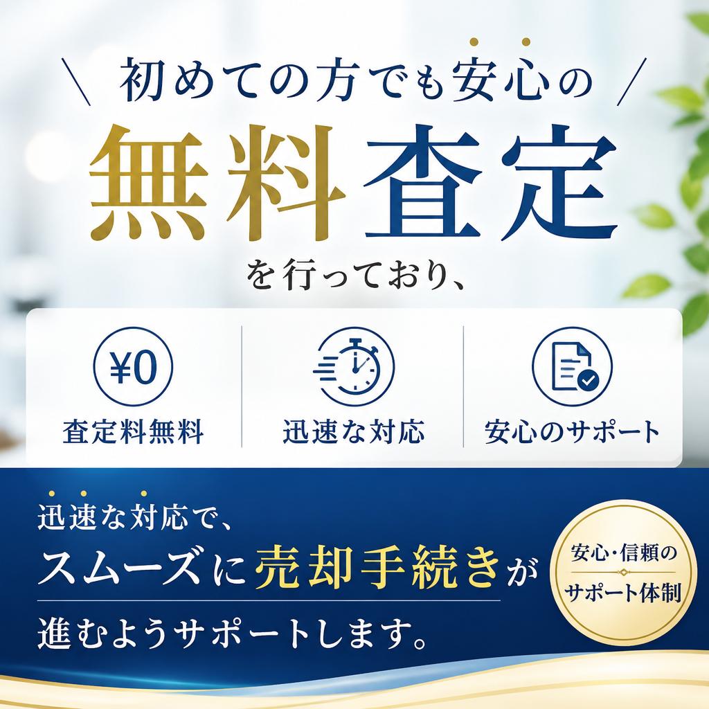 簡単、スムーズな査定手続き