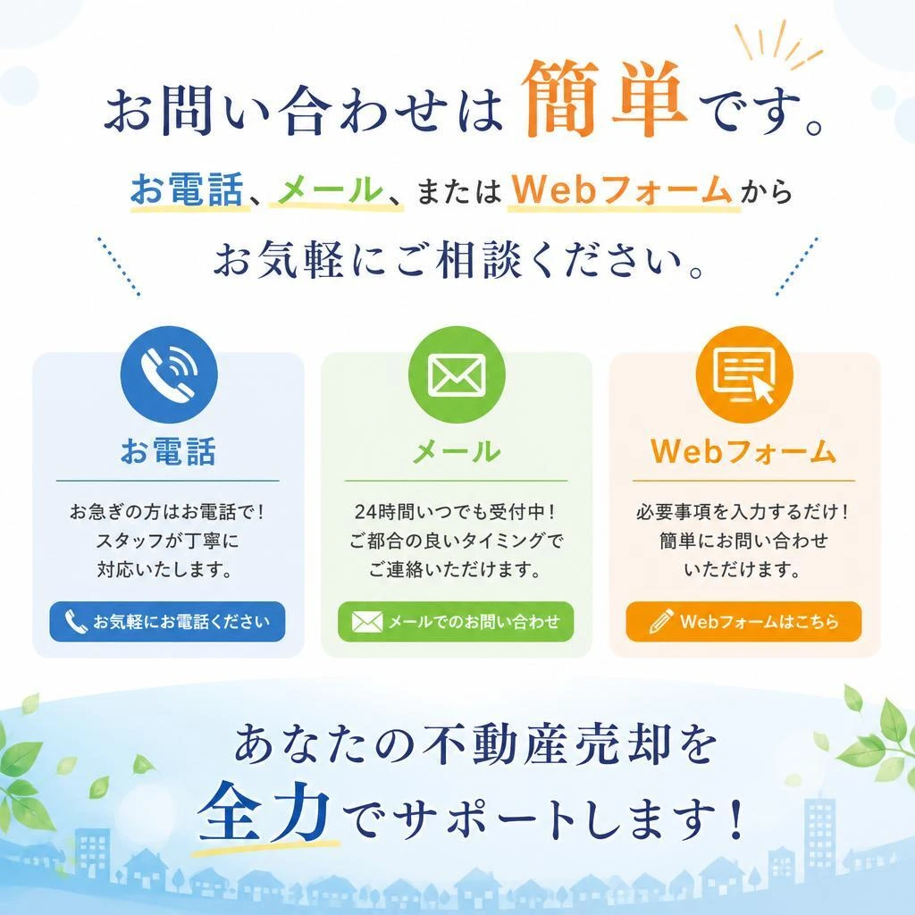 今すぐご相談を！