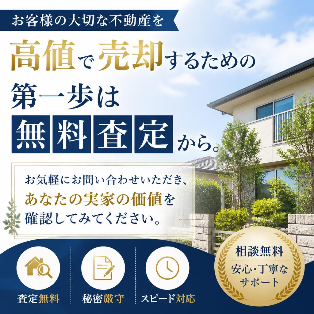 まずは無料査定からお気軽にご相談を！