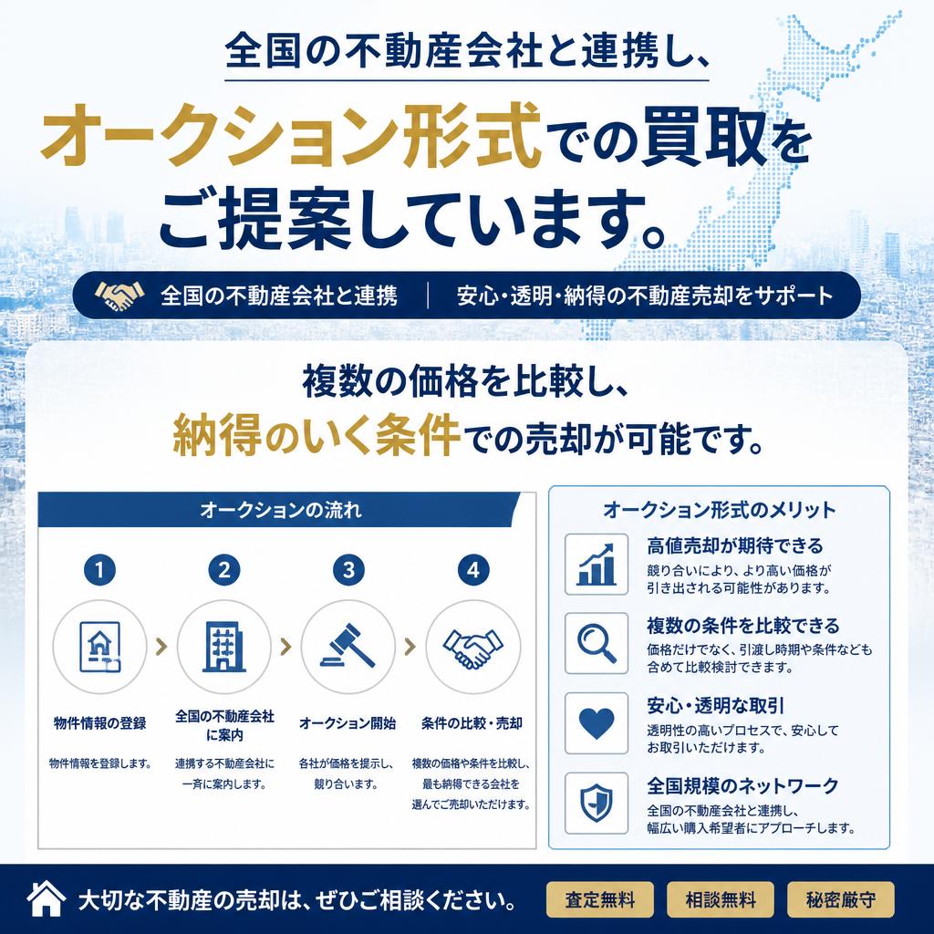 オークション方式の買取提案