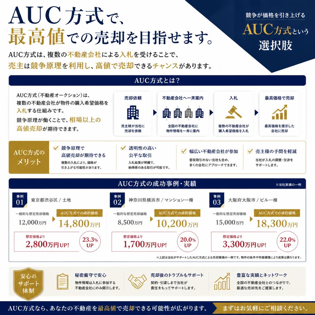 AUC（オークション）方式の魅力
