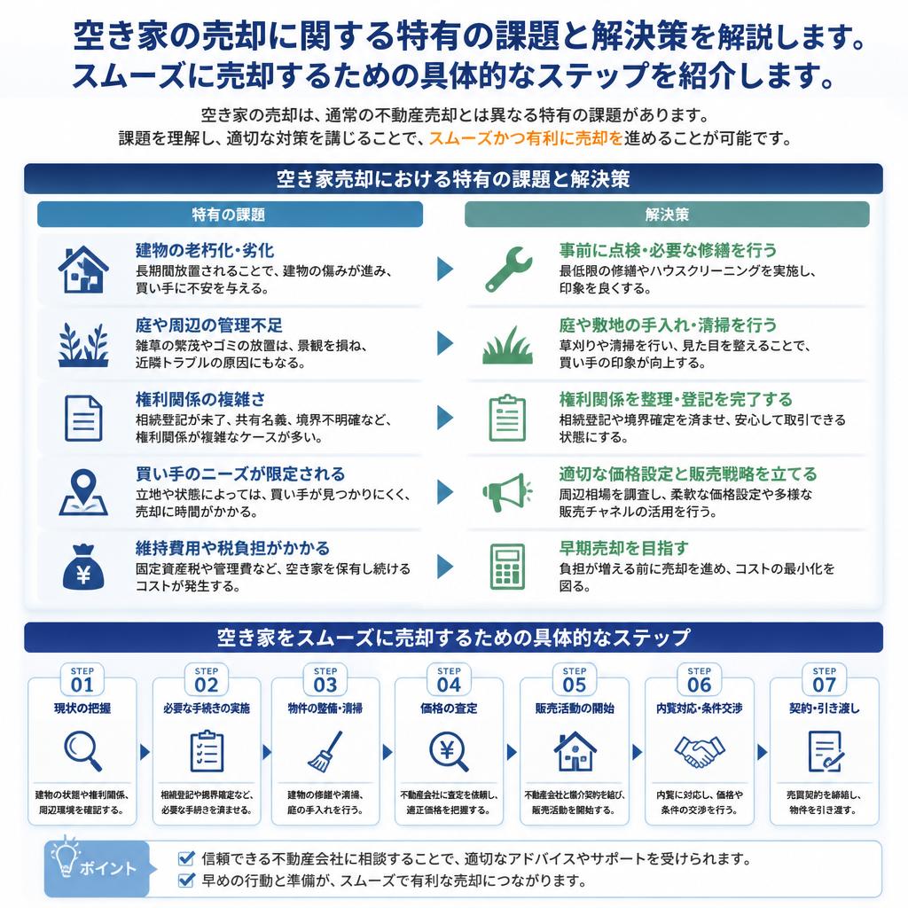 空き家の売却プロセス