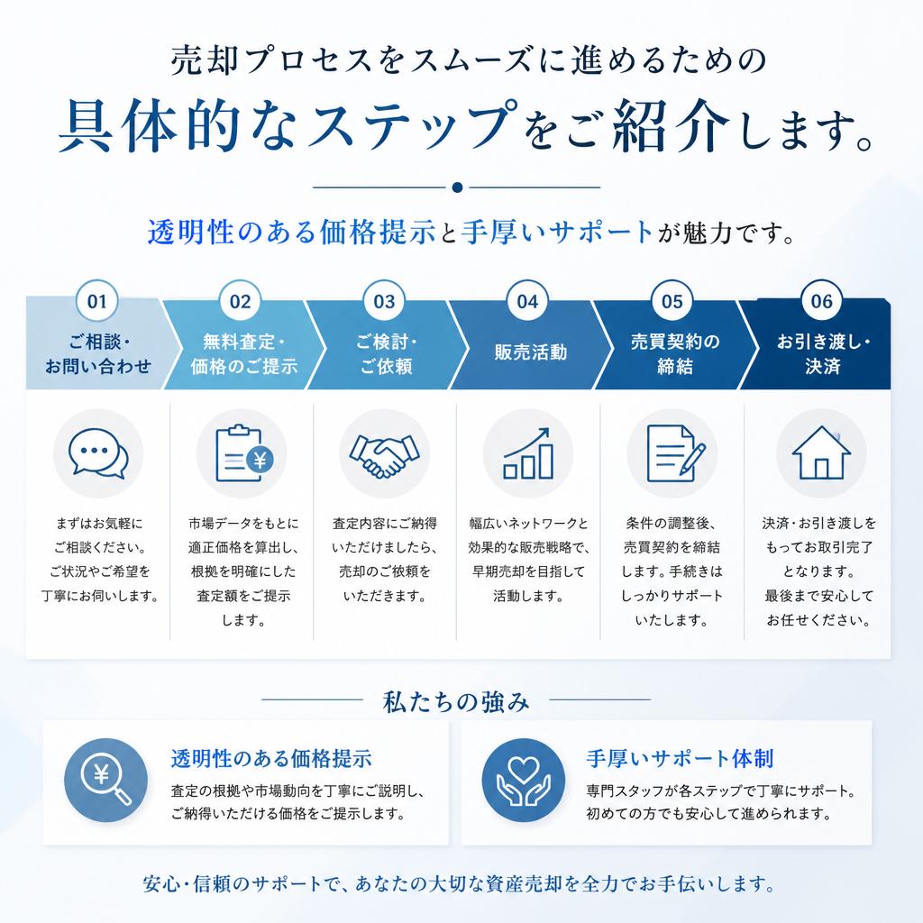 スムーズな売却プロセス