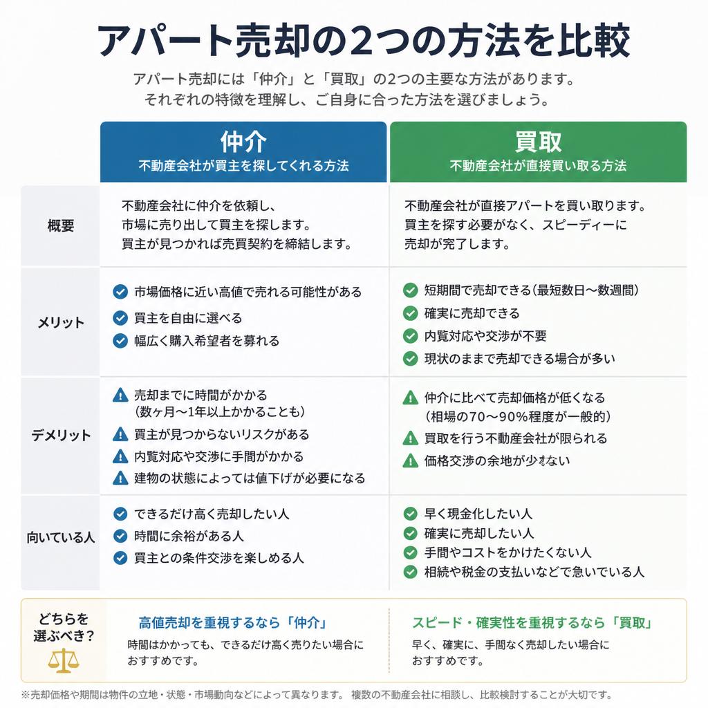 仲介と買取の違いを理解しよう