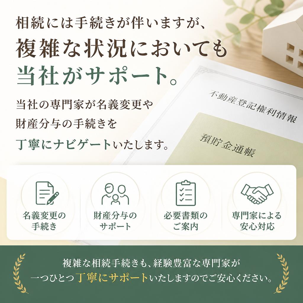 相続手続きのサポート