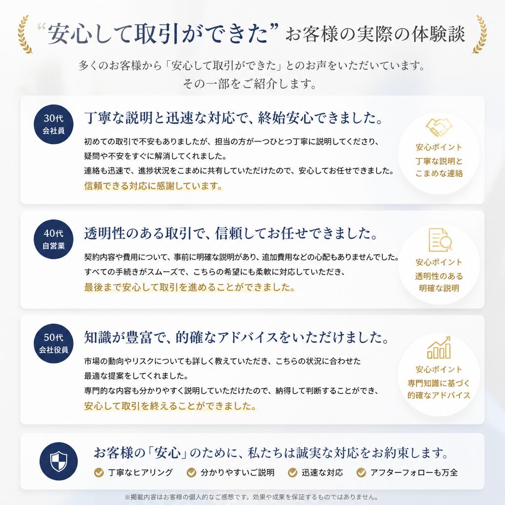 お客様の声
