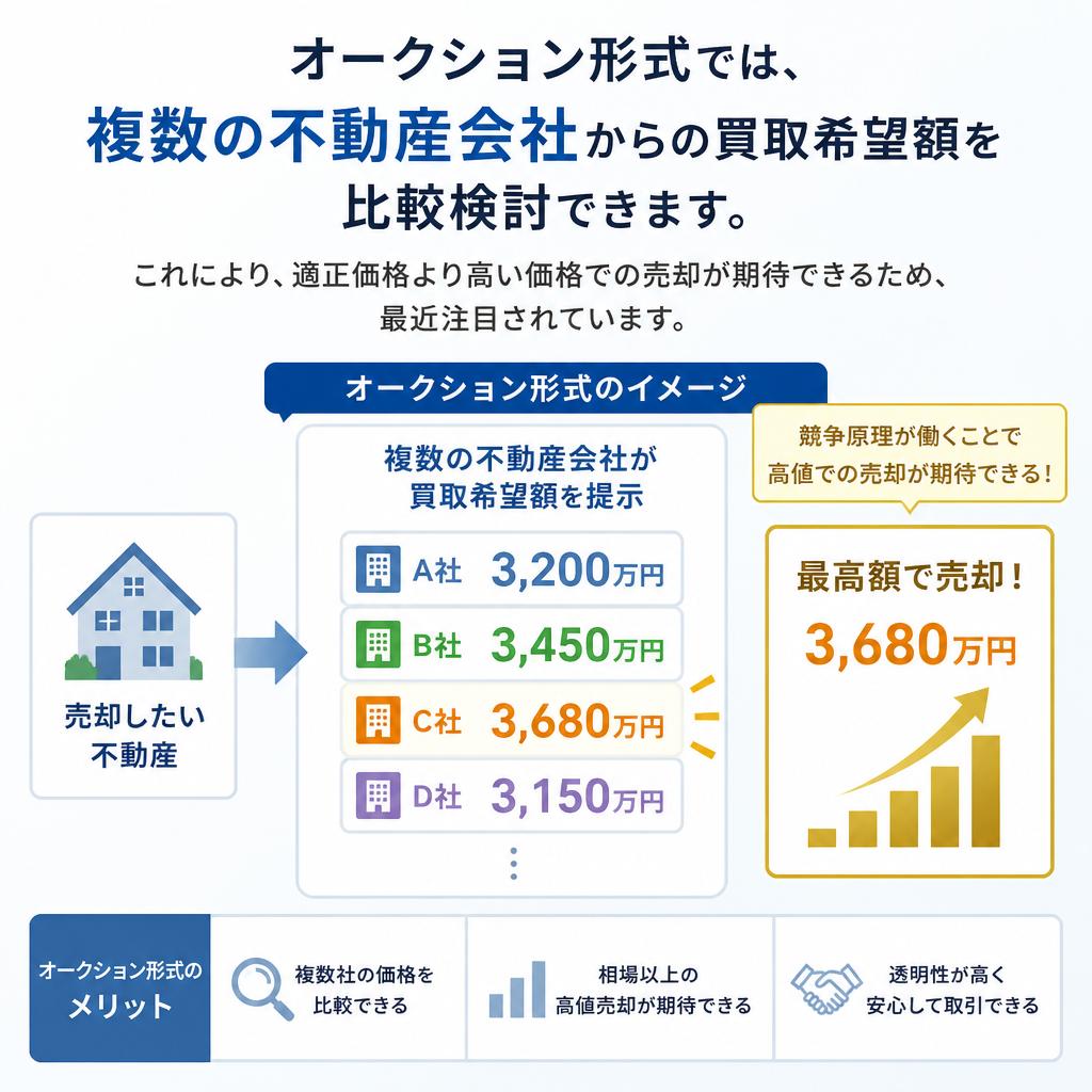 AUC（オークション形式）の利点とは？