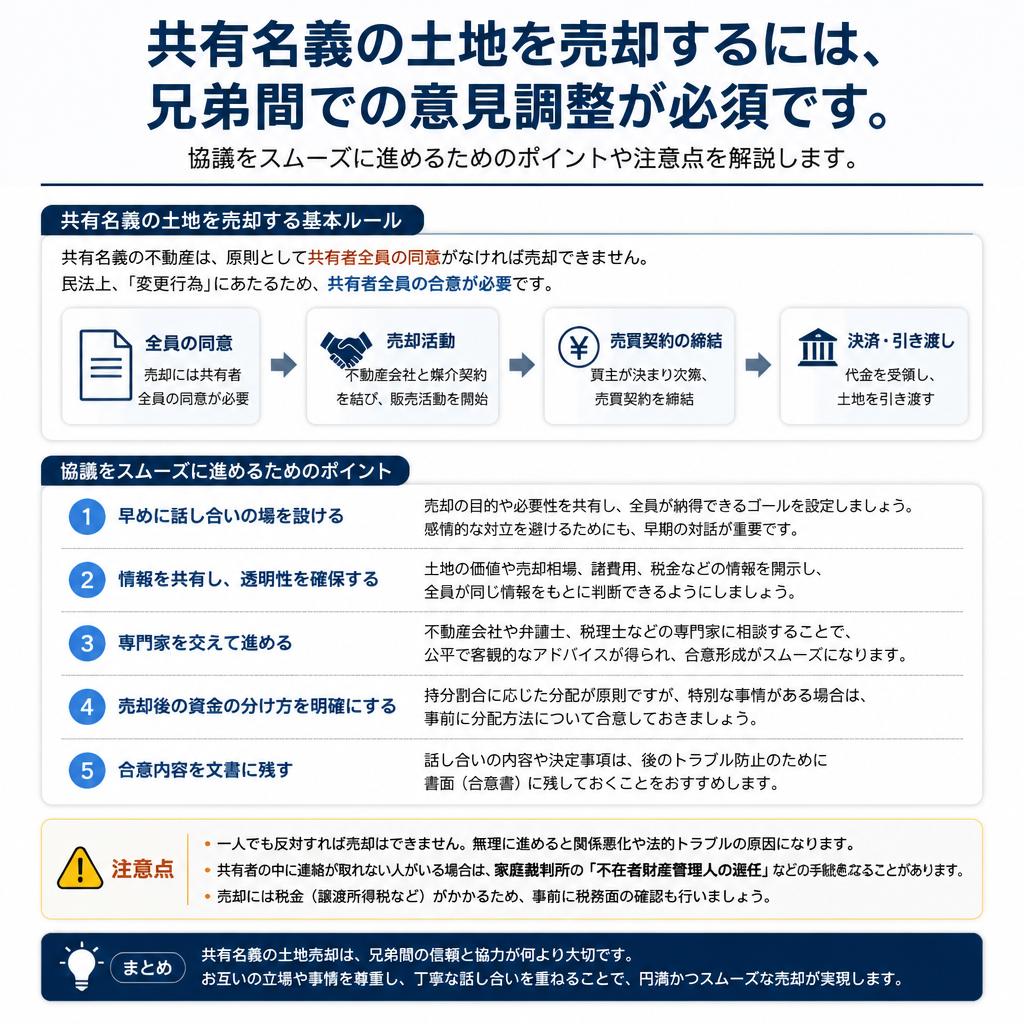 兄弟間の協議の進め方