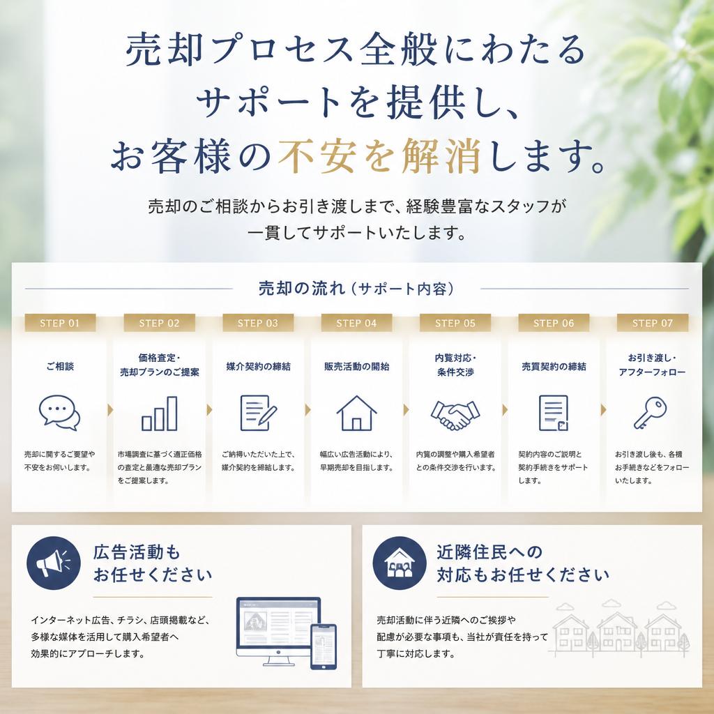 手厚いサポート