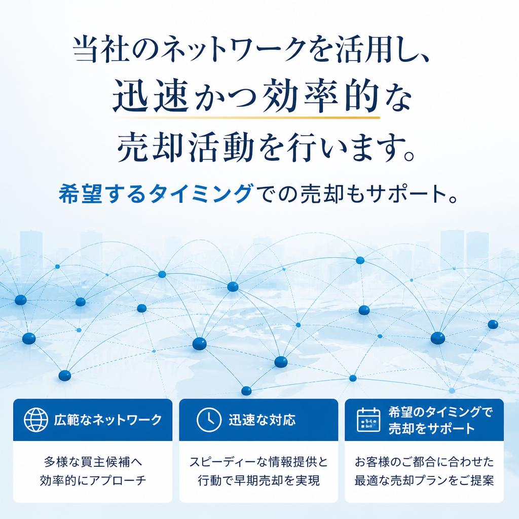 迅速な売却活動