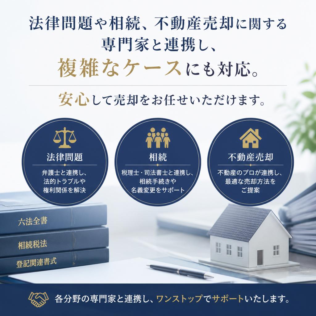 売却に関するサポート体制