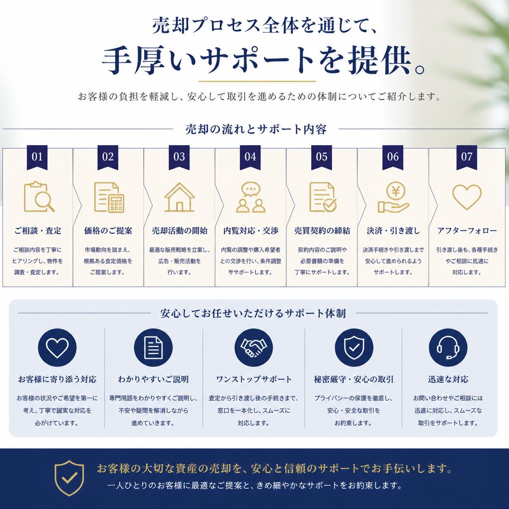 手厚いサポートで安心の取引