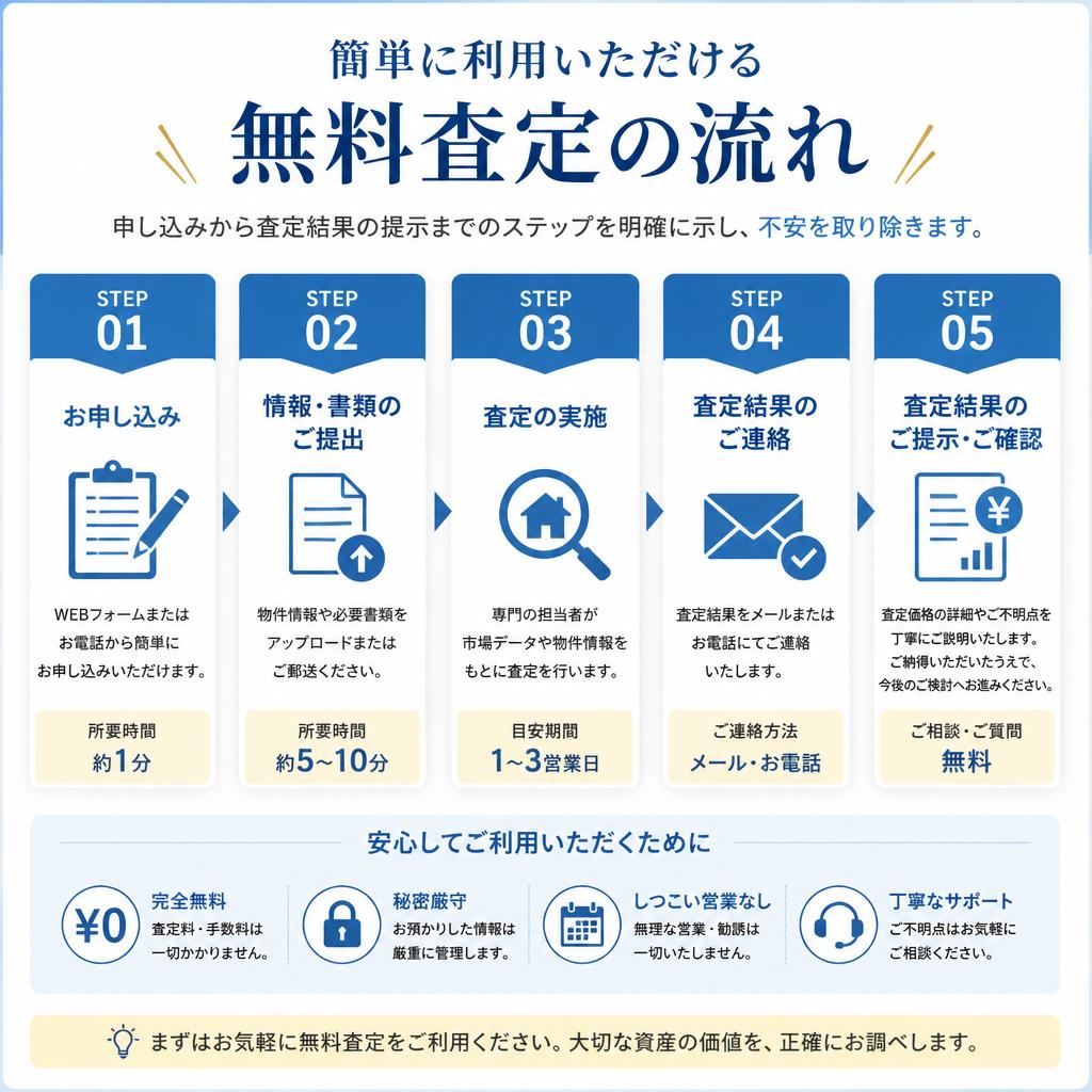 4. 無料査定の流れ