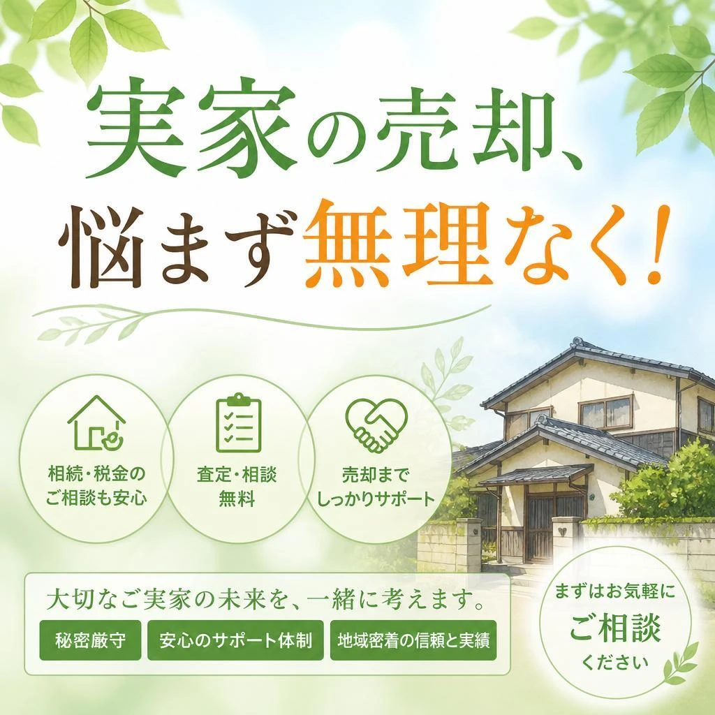 【売却依頼専用】千葉市の実家をそのまま売却｜解体不要・残置物のそのまま｜丸投げ売却
