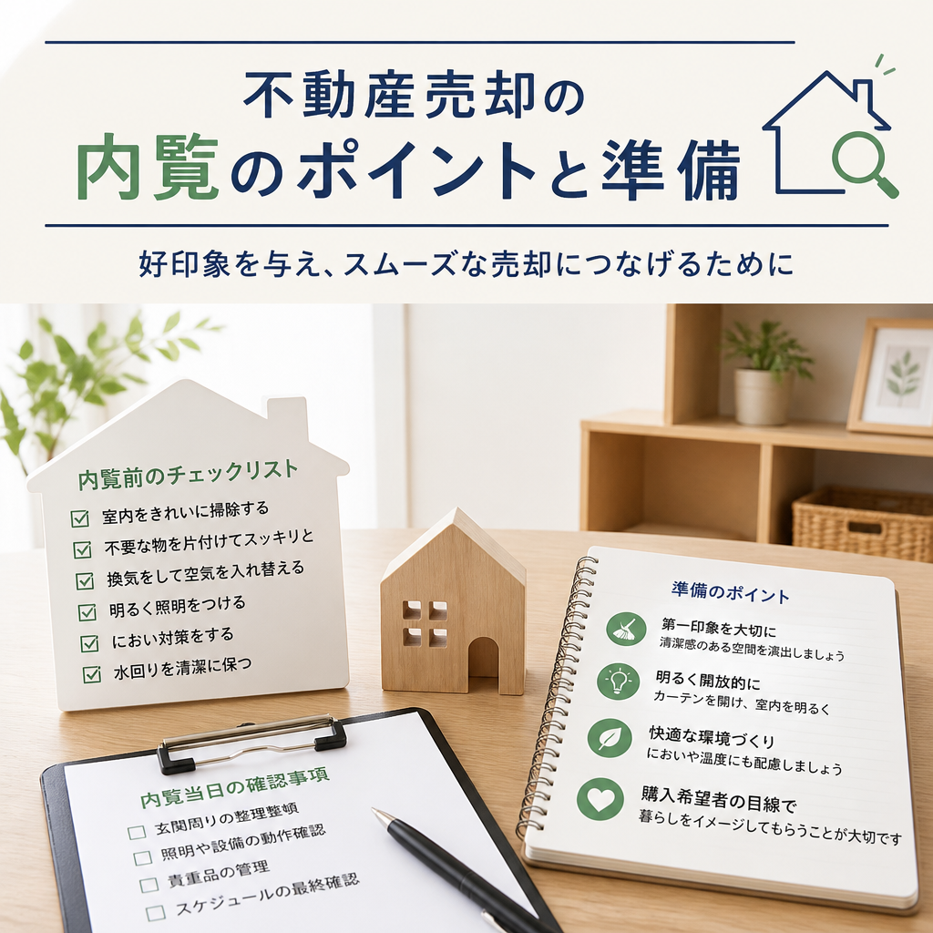 【記事】不動産売却の内覧のコツ（千葉県）｜準備チェック・当日の対応・NG行動まで
