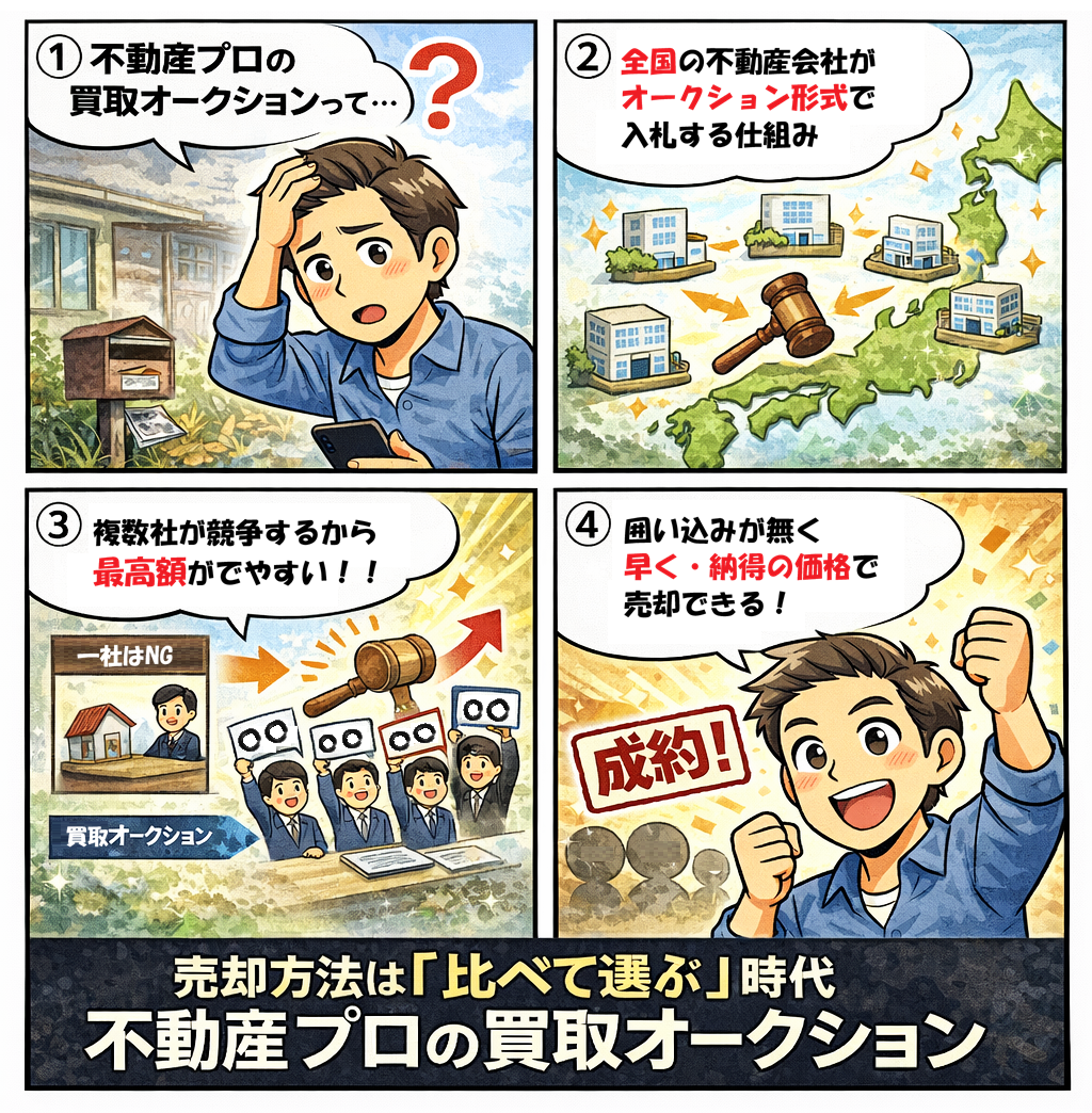 オークションによる早期売却のメリット